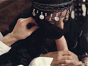 Arab wifey penalized by horny husband